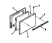 Oven Door Section 911.6118811, 911.7118811