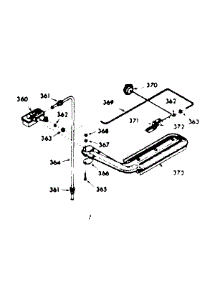 Upper Oven Burner Section parts for Kenmore Range 103.7827311 (1037827311, 103 7827311) from AppliancePartsPros.com