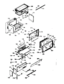 Upper Body Section parts for Kenmore Range 103.7827311 (1037827311, 103 7827311) from AppliancePartsPros.com