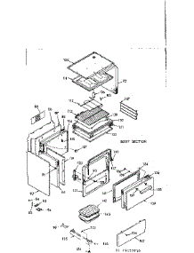Body Section parts for Kenmore Range 911.9127510 (9119127510, 911 9127510) from AppliancePartsPros.com