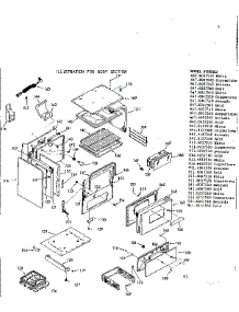 Body Section parts for Kenmore Range 911.6157540 (9116157540, 911 6157540) from AppliancePartsPros.com
