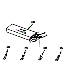 Wire Harness & Components parts for Kenmore Range 103.9857311 (1039857311, 103 9857311) from AppliancePartsPros.com