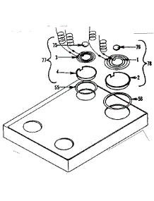 Cooktop parts for Kenmore Range 119.931634 (119931634, 119 931634) from AppliancePartsPros.com