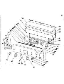 Control Panel parts for Kenmore Range 101.962581 (101962581, 101 962581) from AppliancePartsPros.com