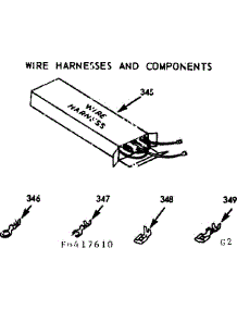 Wire Harnesses & Components parts for Kenmore Range 103.9337610 (1039337610, 103 9337610) from AppliancePartsPros.com