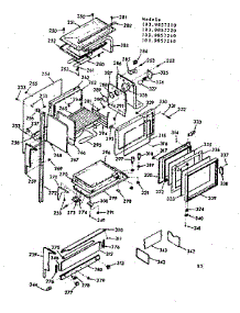Upper Body Section parts for Kenmore Range 103.9857240 (1039857240, 103 9857240) from AppliancePartsPros.com