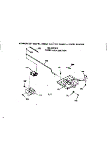 Power Lock Section parts for Kenmore Range 103.9307913 (1039307913, 103 9307913) from AppliancePartsPros.com