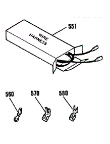 Wire Harnesses And Components parts for Kenmore Range 911.7313191 (9117313191, 911 7313191) from AppliancePartsPros.com