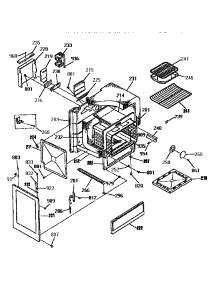 Oven Body Section parts for Kenmore Range 911.7313191 (9117313191, 911 7313191) from AppliancePartsPros.com