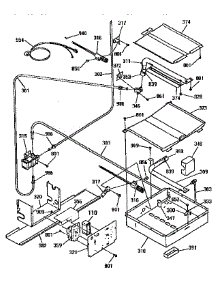 Broiler And Oven Burner Section parts for Kenmore Range 911.7313191 (9117313191, 911 7313191) from AppliancePartsPros.com