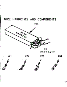 Wire Harnesses And Components parts for Kenmore Range 911.9277462 (9119277462, 911 9277462) from AppliancePartsPros.com