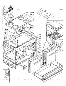 Electric Range Parts parts for Kenmore Range 154.942610 (154942610, 154 942610) from AppliancePartsPros.com