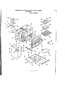 Body Section parts for Kenmore Range 911.9248410 (9119248410, 911 9248410) from AppliancePartsPros.com