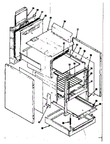 Body Section parts for Kenmore Range 119.7226700 (1197226700, 119 7226700) from AppliancePartsPros.com