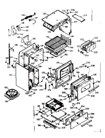 Oven Section parts for Kenmore Range 103.6077020 (1036077020, 103 6077020) from AppliancePartsPros.com