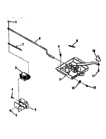 Power Lock Section parts for Kenmore Range 911.9808513 (9119808513, 911 9808513) from AppliancePartsPros.com