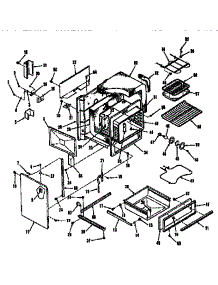 Lower Body Section parts for Kenmore Range 911.9808513 (9119808513, 911 9808513) from AppliancePartsPros.com