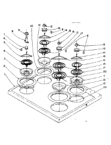 Main Top Section parts for Kenmore Range 101.919581 (101919581, 101 919581) from AppliancePartsPros.com