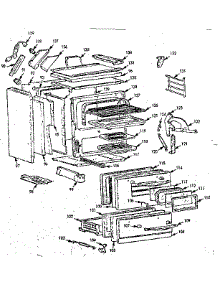 Body Section parts for Kenmore Range 103.7424200 (1037424200, 103 7424200) from AppliancePartsPros.com