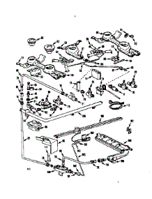 Burner Section parts for Kenmore Range 103.7466636 (1037466636, 103 7466636) from AppliancePartsPros.com