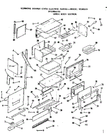 Upper Body Section parts for Kenmore Range 911.9858310 (9119858310, 911 9858310) from AppliancePartsPros.com