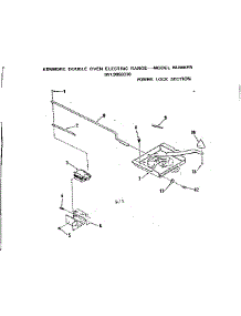 Power Lock Section parts for Kenmore Range 911.9858310 (9119858310, 911 9858310) from AppliancePartsPros.com