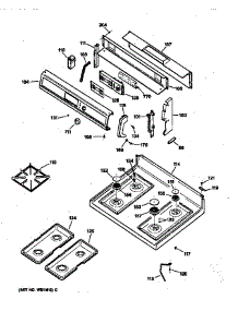 Control Panel & Cooktop parts for Kenmore Range 364.75698890 (36475698890, 364 75698890) from AppliancePartsPros.com