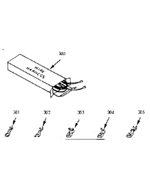 Wire Harnesses And Components parts for Kenmore Range 103.9337061 (1039337061, 103 9337061) from AppliancePartsPros.com