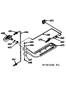 Upper Oven Section parts for Kenmore Range 103.7767160 (1037767160, 103 7767160) from AppliancePartsPros.com