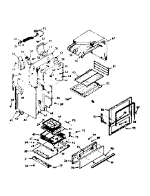 Body Section parts for Kenmore Range 103.7277341 (1037277341, 103 7277341) from AppliancePartsPros.com