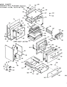 Lower Body Section parts for Kenmore Range 103.9747460 (1039747460, 103 9747460) from AppliancePartsPros.com