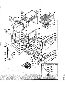 Body Section parts for Kenmore Range 103.7326700 (1037326700, 103 7326700) from AppliancePartsPros.com