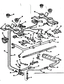 Burner Section parts for Kenmore Range 103.724638 (103724638, 103 724638) from AppliancePartsPros.com