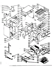 Body Section parts for Kenmore Range 103.7147001 (1037147001, 103 7147001) from AppliancePartsPros.com