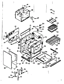 Body Section parts for Kenmore Range 103.9337310 (1039337310, 103 9337310) from AppliancePartsPros.com