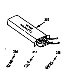 Wire Harnesses And Components parts for Kenmore Range 103.9337310 (1039337310, 103 9337310) from AppliancePartsPros.com
