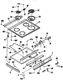 Main Tap Section parts for Kenmore Range 364.4634090 (3644634090, 364 4634090) from AppliancePartsPros.com