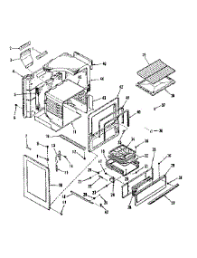Body Section parts for Kenmore Range 911.7108710 (9117108710, 911 7108710) from AppliancePartsPros.com