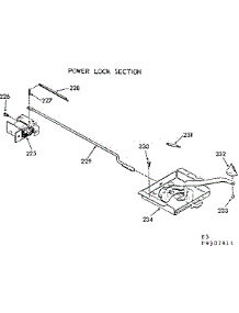 Power Lock Section parts for Kenmore Range 911.9307812 (9119307812, 911 9307812) from AppliancePartsPros.com