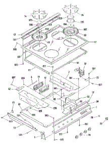 Main Top Section parts for Kenmore Range 911.3678856 (9113678856, 911 3678856) from AppliancePartsPros.com