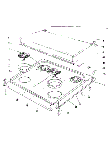 Cook Top Section parts for Kenmore Range 101.9906440 (1019906440, 101 9906440) from AppliancePartsPros.com