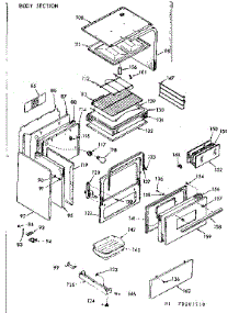 Body Section parts for Kenmore Range 911.9207510 (9119207510, 911 9207510) from AppliancePartsPros.com