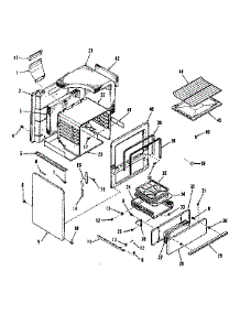 Body Section parts for Kenmore Range 911.7108512 (9117108512, 911 7108512) from AppliancePartsPros.com