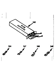 Wire Harness & Opt. Equip. parts for Kenmore Range 103.9357320 (1039357320, 103 9357320) from AppliancePartsPros.com