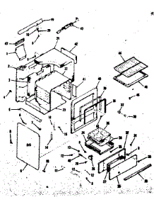 Body Section parts for Kenmore Range 911.6138610 (9116138610, 911 6138610) from AppliancePartsPros.com
