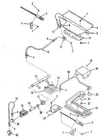 Burner Section parts for Kenmore Range 278.3018890 (2783018890, 278 3018890) from AppliancePartsPros.com