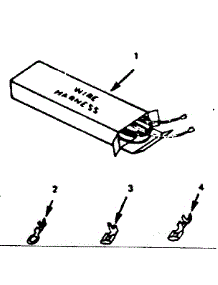 Wire Harnesses And Components parts for Kenmore Range 911.6428411 (9116428411, 911 6428411) from AppliancePartsPros.com