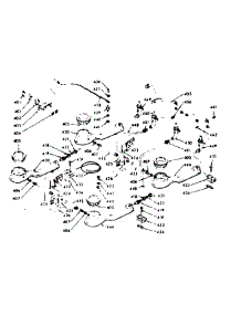 Surface Unit Burner Section parts for Kenmore Range 103.7886940 (1037886940, 103 7886940) from AppliancePartsPros.com