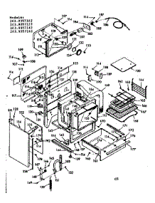 Body Section parts for Kenmore Range 103.9357122 (1039357122, 103 9357122) from AppliancePartsPros.com