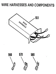 Wire Harnesses And Components parts for Kenmore Range 911.6128911 (9116128911, 911 6128911) from AppliancePartsPros.com
